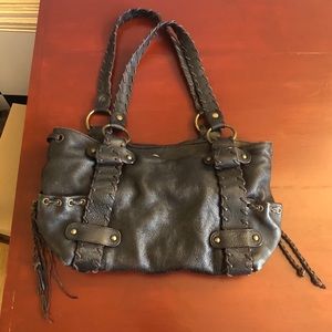 Kooba Black Leather Shoulder Bag